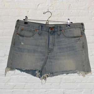 Madewell Light Wash Jean Shorts